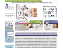 Tablet Screenshot of learningbygrace.org
